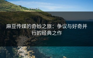麻豆传媒的奇妙之旅：争议与好奇并行的经典之作