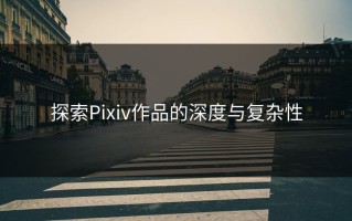 探索Pixiv作品的深度与复杂性